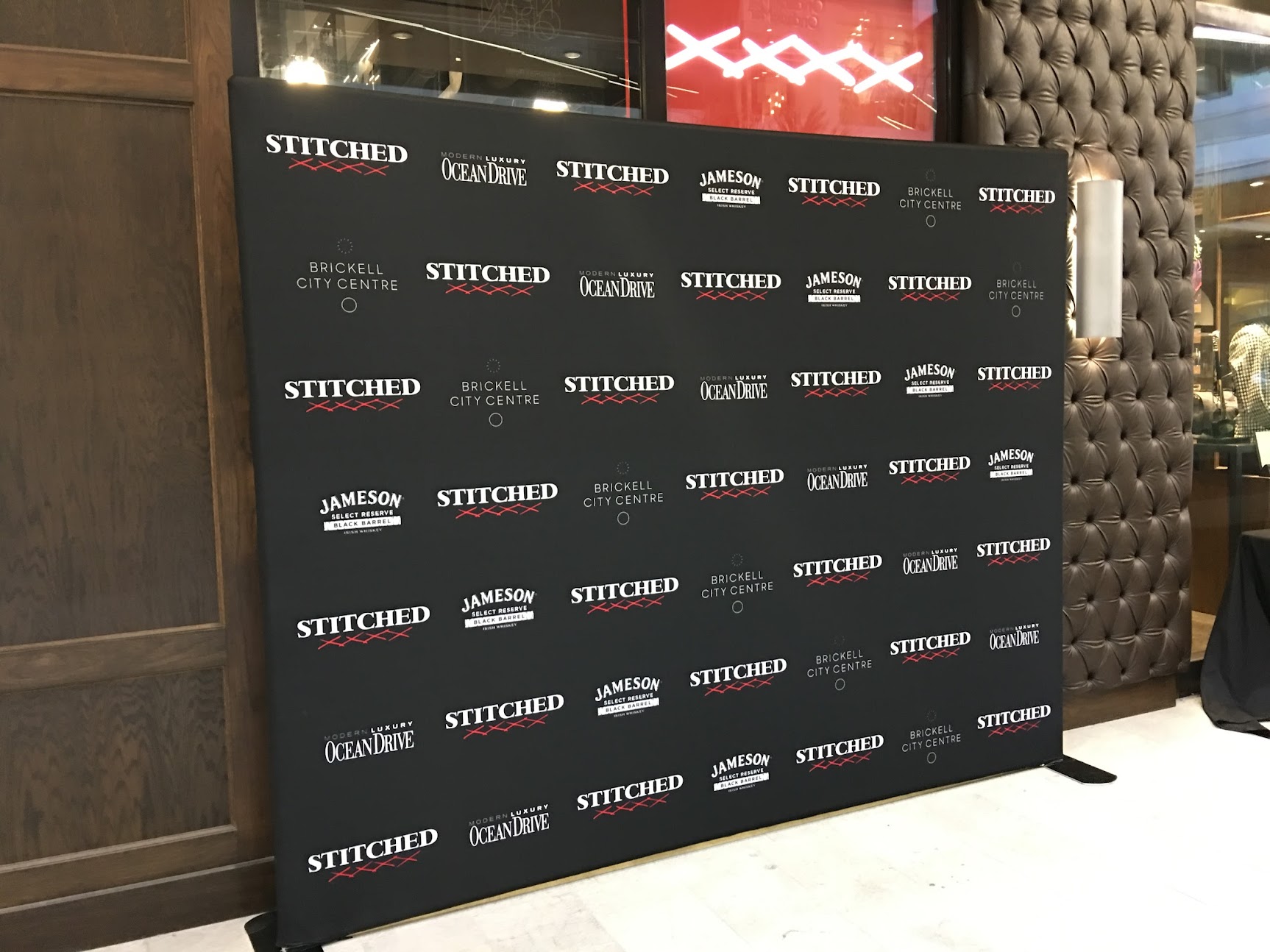 Step and Repeat Wall Miami